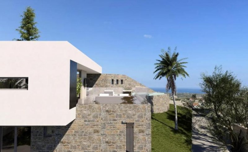 Ag. Triada bei Rethymno Kreta, Ag. Triada: Luxusvilla als Teil eines Komplexes zu verkaufen Haus kaufen